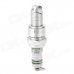 HH-2 Spark Plug Shape Cigarette Lighter Flame Gas Lighter - Silver + White