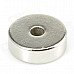 Jtron 10050099W Round Hole NdFeB Magnet - Silver Jtron 10050099W Round Hole NdFeB Magnet - Silver