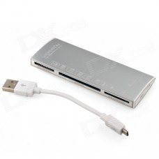 SIYOTEAM SY-661 USB 2.0 Multi Card Reader - Silver + White (Max. 32GB) SIYOTEAM SY-661 USB 2.0 Multi Card Reader - Silver + White (Max. 32GB)