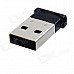 V40 USB 2.0 Bluetooth V4.0 Adapter Wireless Dongle for IOS & Android OS - Black + Silver