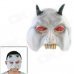 Halloween Cavel Monster Mask - White + Red + Dark Green