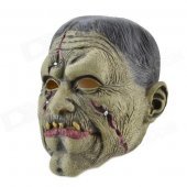Halloween Rotten-face Giant Mask - Khaki + Black + Red