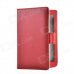 Handheld Style Protective PU Case for Sony T2 E-Book - Red
