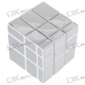 Silver Irregular 3x3x3 Brain Teaser Magic IQ Cube