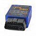 ELM327-K Vehicle Mini Bluetooth OBD-II Code Reader Diagnostic Scanner w/ Switch - Blue + Black ELM327-K Vehicle Mini Bluetooth OBD-II Code Reader Diagnostic Scanner w/ Switch - Blue + Black