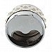 Cool Rivet Rotary Style Top Aluminium Alloy+ PU Ashtray - Silver + White Cool Rivet Rotary Style Top Aluminium Alloy+ PU Ashtray - Silver + White