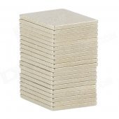 10mm Rhombus Shape NdFeB Magnet - Silver (20 PCS)