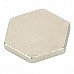 10mm Hexagonal Shape NdFeB Magnet - Silver (20 PCS)
