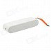 NST-A30 Rechargeable Electronic Cigarette Lighter w/ White LED Light - White
