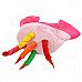 JUQI Birthday Party Dress-up Hat - Pink + Deep Pink