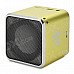 KD-CKYX-HUANGSE Portable Speaker w/ TF Slot / FM Radio - Yellow KD-CKYX-HUANGSE Portable Speaker w/ TF Slot / FM Radio - Yellow