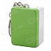 D008 Square Style Windproof Rechargeable Electronic Cigarette Lighter - Green + White D008 Square Style Windproof Rechargeable Electronic Cigarette Lighter - Green + White