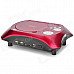 Portable Home Theater DVD Projector - Red + Black + Silver Portable Home Theater DVD Projector - Red + Black + Silver