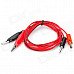 Multimeter Banana Plug to Alligator Clip Test Probe Cable - Red + Black (100cm) Multimeter Banana Plug to Alligator Clip Test Probe Cable - Red + Black (100cm)