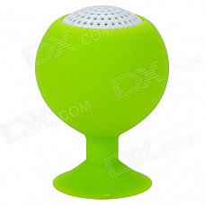 Portable Mini Rechargeable 2-Channel Speaker / Cell Phone Stand - Green Portable Mini Rechargeable 2-Channel Speaker / Cell Phone Stand - Green