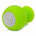 Portable Mini Rechargeable 2-Channel Speaker / Cell Phone Stand - Green Portable Mini Rechargeable 2-Channel Speaker / Cell Phone Stand - Green