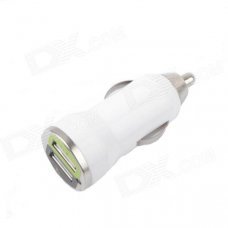 AYA-031 1A / 2.1A Dual-USB Car Cigarette Lighter Charger - White (DC 12V) AYA-031 1A / 2.1A Dual-USB Car Cigarette Lighter Charger - White (DC 12V)