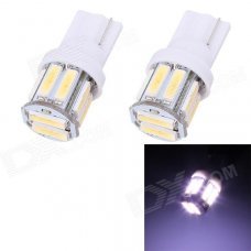 T10 5W 400lm 10 x SMD 7020 LED White Light Car Steering / Signal / Corner Lamp - (DC 12V / 2 PCS) T10 5W 400lm 10 x SMD 7020 LED White Light Car Steering / Signal / Corner Lamp - (DC 12V / 2 PCS)