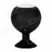 Portable Rechargeable 2-Channel Speaker w/ Suction Cup - Black + White Portable Rechargeable 2-Channel Speaker w/ Suction Cup - Black + White