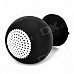 Portable Rechargeable 2-Channel Speaker w/ Suction Cup - Black + White Portable Rechargeable 2-Channel Speaker w/ Suction Cup - Black + White