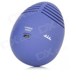 USB Rechargeable Easter Egg Tumbler Speaker (3.5mm Jack Purple)