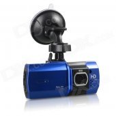 AT550 1080P 2.7" TFT LCD 5.0MP Wide Angle Lens Car DVR w/ HDMI / G-sensor / TF - Black+Green