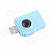 Camera Style USB 2.0 SD / MMC / SDHC / M2 / MS / TF / M2 Card Reader - Light Blue (Max. 32GB) Camera Style USB 2.0 SD / MMC / SDHC / M2 / MS / TF / M2 Card Reader - Light Blue (Max. 32GB)