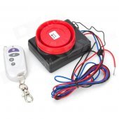 Vibration Activated 100dB Motorcycle Anti-Theft Security Alarm with Remote Control Keychain