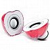 D01XD Apple Shaped Mini Portable USB Powered Stereo Speakers - Red + White + Black (2 PCS) D01XD Apple Shaped Mini Portable USB Powered Stereo Speakers - Red + White + Black (2 PCS)