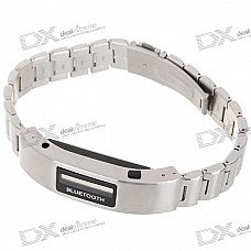 0.8" OLED Bluetooth Incoming Call Vibrate Alert Bracelet with Caller ID Display (Silver) 0.8" OLED Bluetooth Incoming Call Vibrate Alert Bracelet with Caller ID Display (Silver)