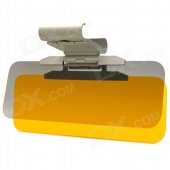 HAOHAIXIN Window Roll Blinds Sunshade Sun Visor Mirror Anti-glare Rays Filter - Gray + Khaki