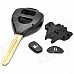 029332 Replacement Car 2-Button Remote Key Head + Case for Toyota Corolla - Black + Beige 029332 Replacement Car 2-Button Remote Key Head + Case for Toyota Corolla - Black + Beige