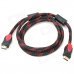 Ourspop HC09 Gold Plated HDMI v1.4 Cable Male to Male for Google TV / Apple TV / HDTV - Red + Black Ourspop HC09 Gold Plated HDMI v1.4 Cable Male to Male for Google TV / Apple TV / HDTV - Red + Black