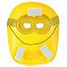 Cute Plastic Face Mask for Party - Yellow