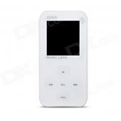ONN Q2 Ultra-Slim 1.5" TFT Screen Sporting MP4 Player w/ FM - White (4GB)