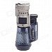 COHIBA Fashionable Windproof 3-Flame Butane Lighter - Deep Blue + Black + Silver COHIBA Fashionable Windproof 3-Flame Butane Lighter - Deep Blue + Black + Silver
