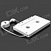 SL-79115 Car Audio Cassette Adapter for MP3 / MP3 / Cell Phones - White (3.5mm Plug) SL-79115 Car Audio Cassette Adapter for MP3 / MP3 / Cell Phones - White (3.5mm Plug)