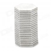 6mm Hexagon NdFeB Magnet - Silver (20 PCS)