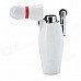 BLQ-7 Bowling Ball Style Windproof Butane Gas Jet Lighter - White + Red + Black BLQ-7 Bowling Ball Style Windproof Butane Gas Jet Lighter - White + Red + Black