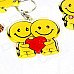 Acrylic Cute Boy & Girl Keychains - Yellow + Red + Pink + Blue (4 PCS)
