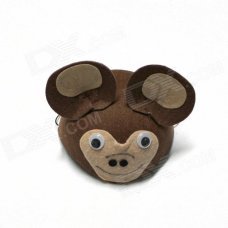 Children's Day Play Monkey Animal Hat - Brown + Black + Cream + White