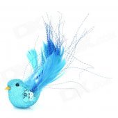 Lifelike Canary Style Sticker for Refrigerator - Blue