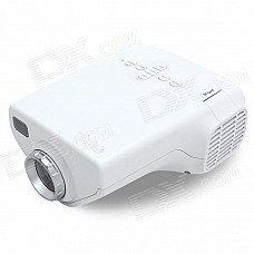 E03 16W Mini LED Projector w/ HDMI / USB / VGA / Micro SD / TV - White E03 16W Mini LED Projector w/ HDMI / USB / VGA / Micro SD / TV - White