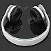 AT-BT802 Bluetooth V2.1 Stereo Headset Headphone for Mobile / Computer + More - White + Black + Grey AT-BT802 Bluetooth V2.1 Stereo Headset Headphone for Mobile / Computer + More - White + Black + Grey