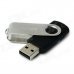 Ourspop U016 Swivel USB 2.0 Flash Drive Memory Stick - Black + Silver (16GB) Ourspop U016 Swivel USB 2.0 Flash Drive Memory Stick - Black + Silver (16GB)
