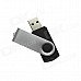 Ourspop U016 Swivel USB 2.0 Flash Drive Memory Stick - Black + Silver (16GB) Ourspop U016 Swivel USB 2.0 Flash Drive Memory Stick - Black + Silver (16GB)