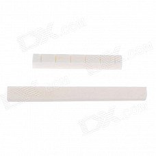 Acoustic Classical Guitar Bone Bridge Saddle and Nut - Ivory Acoustic Classical Guitar Bone Bridge Saddle and Nut - Ivory