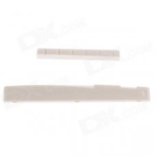 Alice Acoustic Folk Guitar Plastic Bridge Saddle and Nut - Ivory Alice Acoustic Folk Guitar Plastic Bridge Saddle and Nut - Ivory