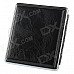 Zipper Style PU Leather + Stainless Steel Double-Sided Cigarette Case - Black (Holds 20 PCS) Zipper Style PU Leather + Stainless Steel Double-Sided Cigarette Case - Black (Holds 20 PCS)