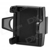 ZHISHUNJIA 360 Degree Rotatable Car Vent Mount Holder for Mobile Phone + GPRS - Black